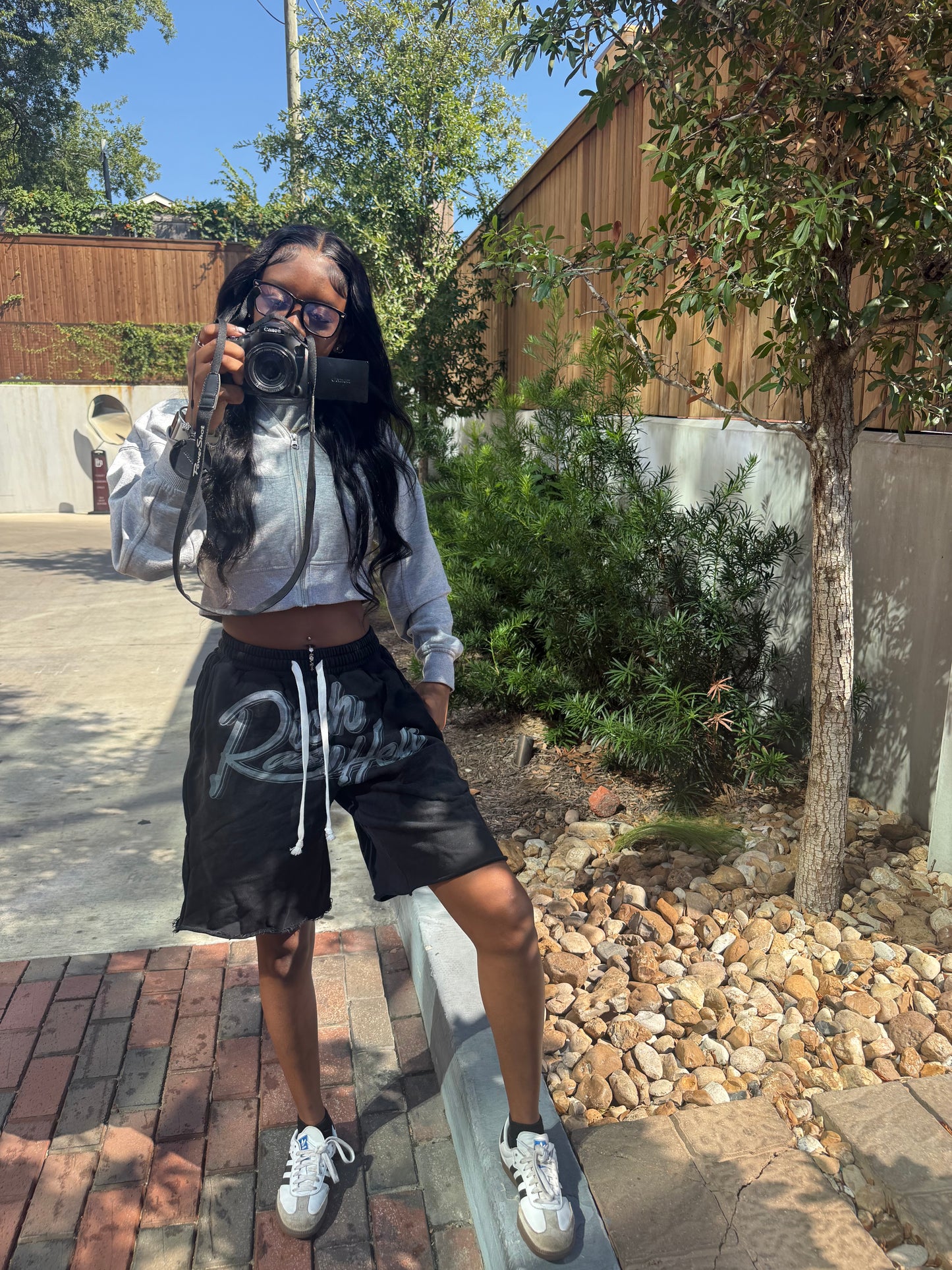 Black “Richashell” Shorts