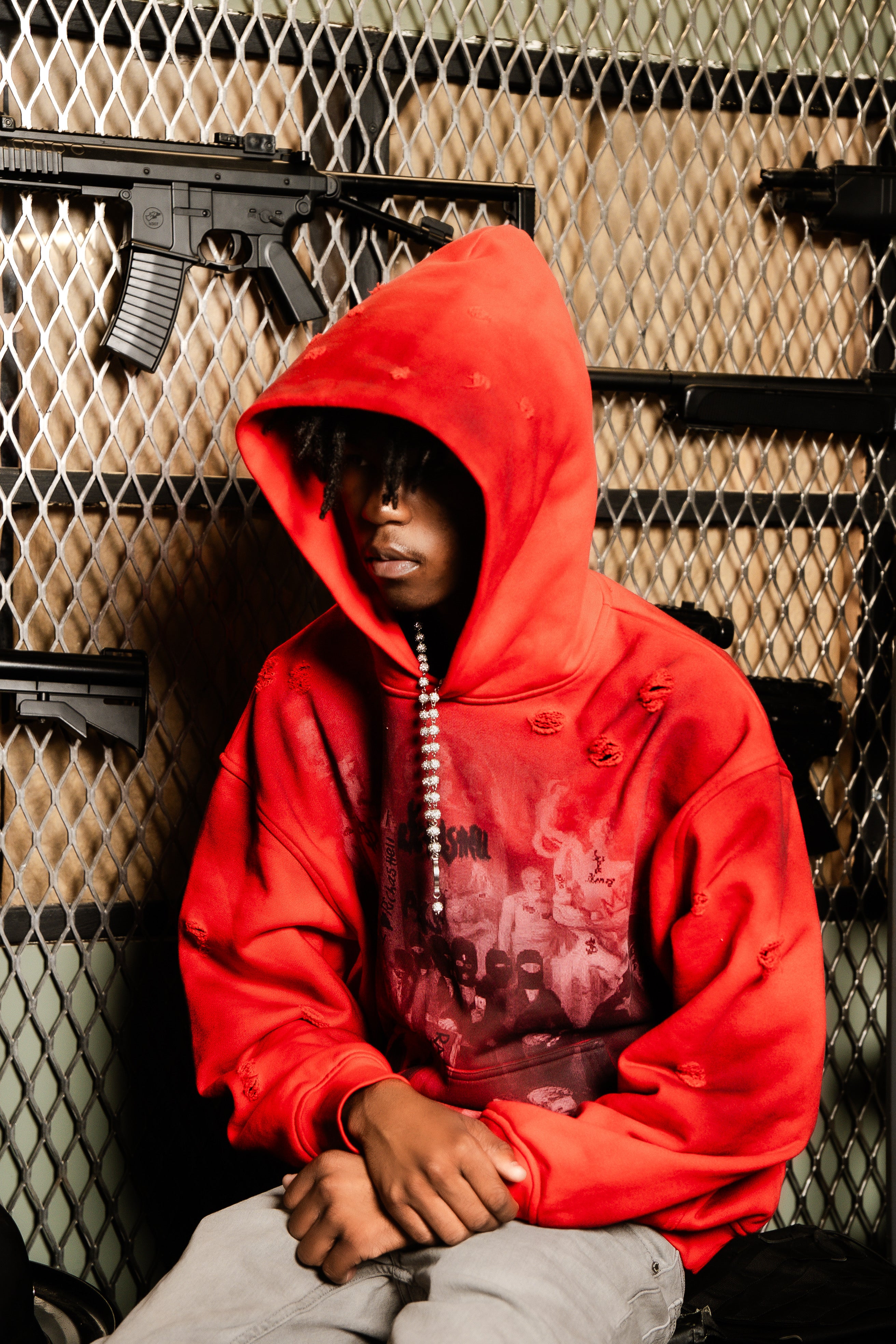 “Robbery” Hoodie (Red)