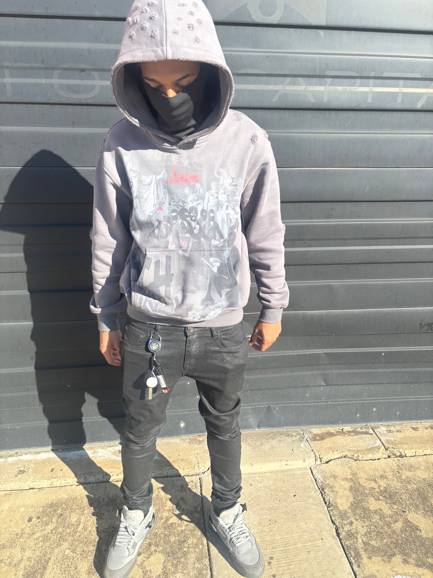 “Robbery” Hoodie (Grey)