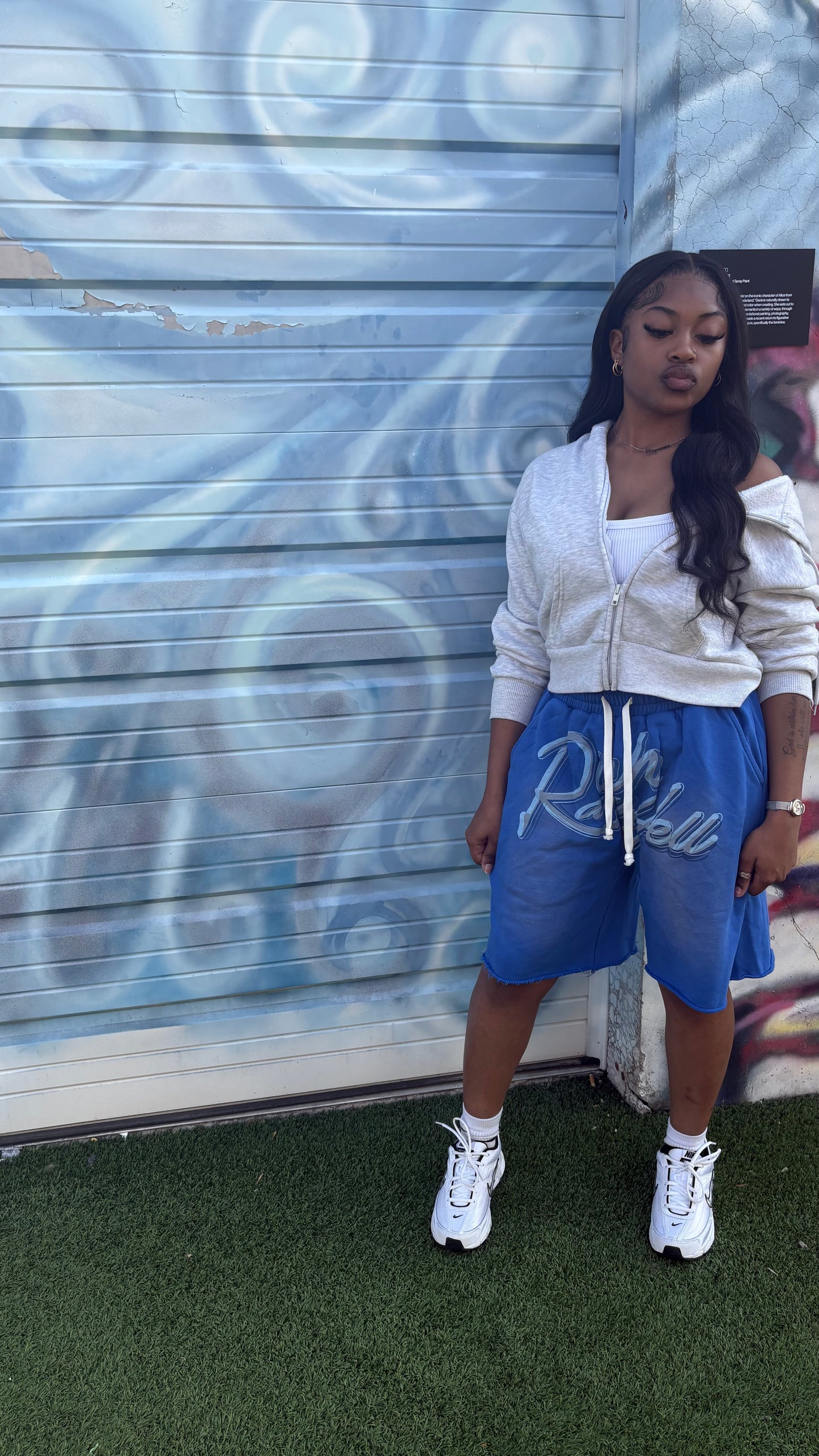 Blue “Richashell” Shorts