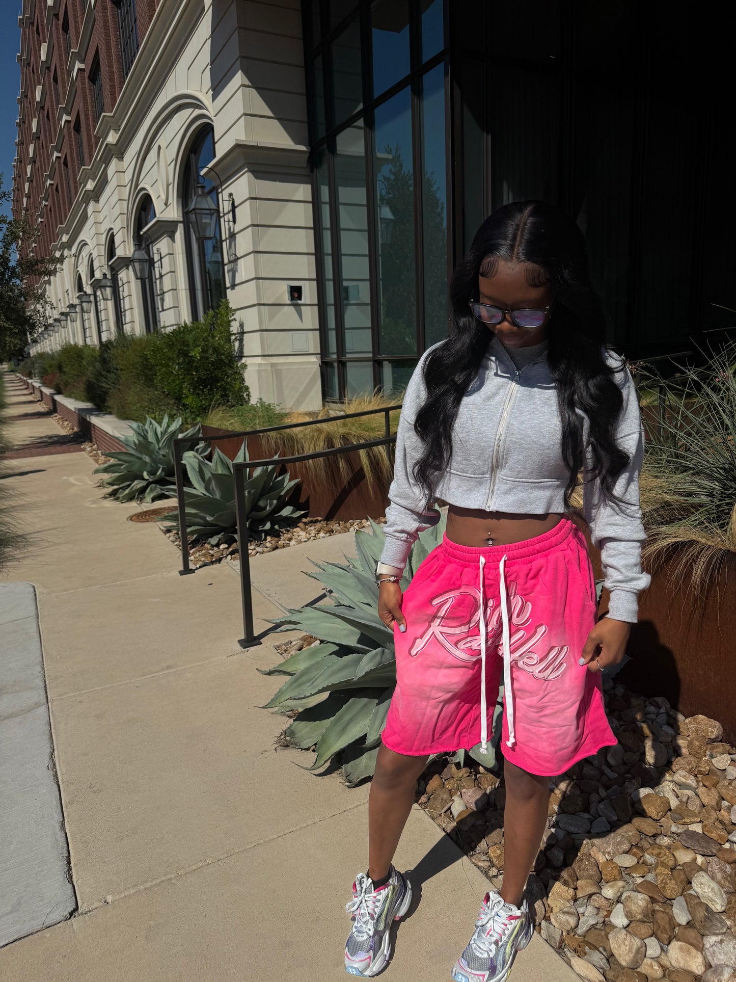 Pink “Richashell” Shorts