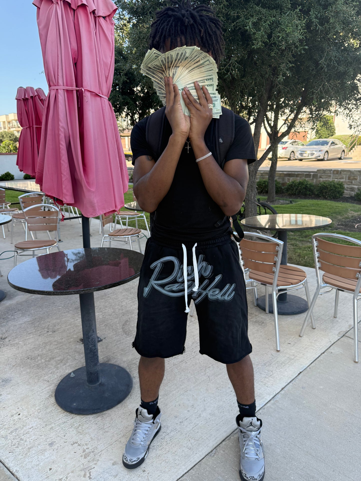 Black “Richashell” Shorts