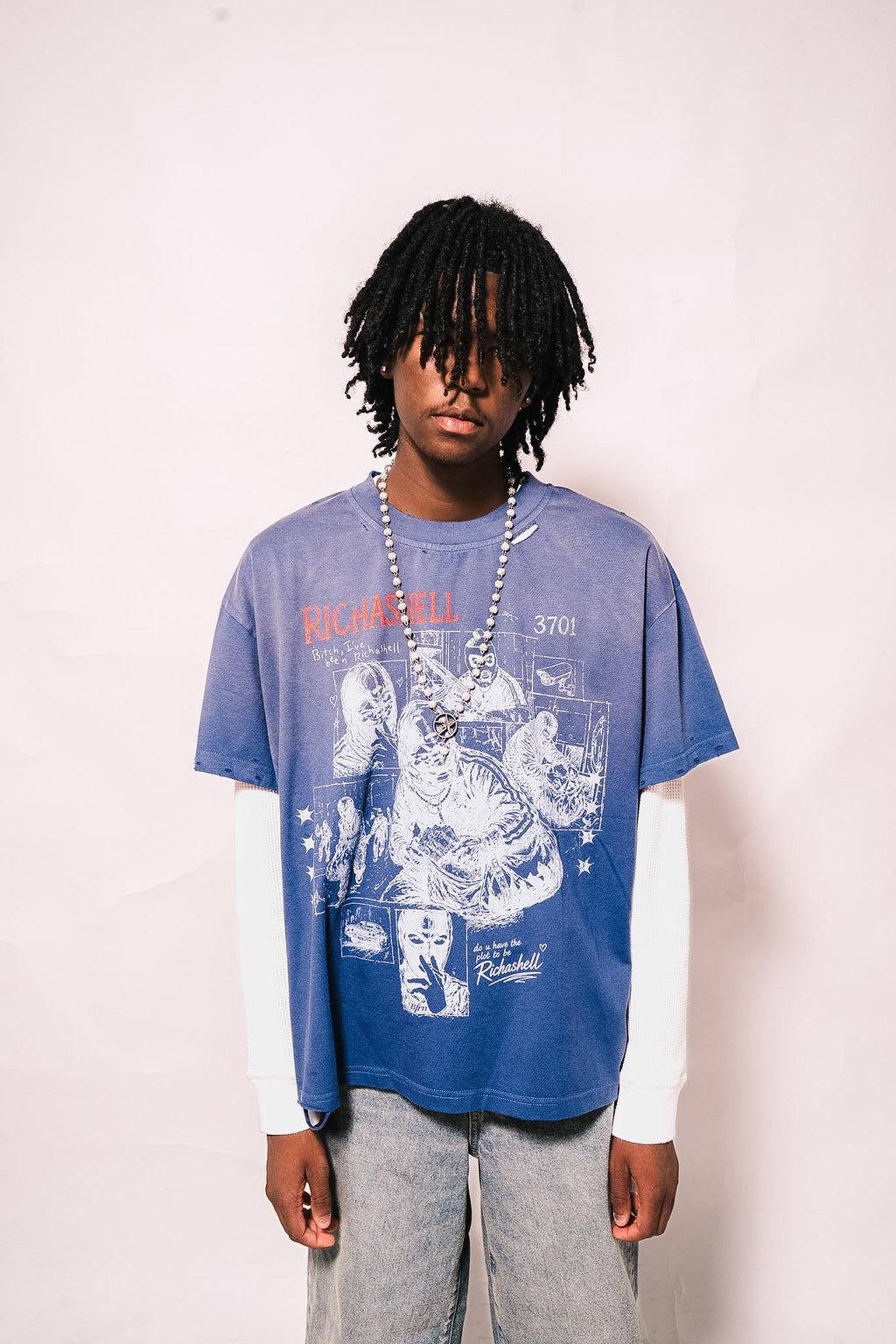 “Robbery Snapshot” Vintage Navy Blue Tee
