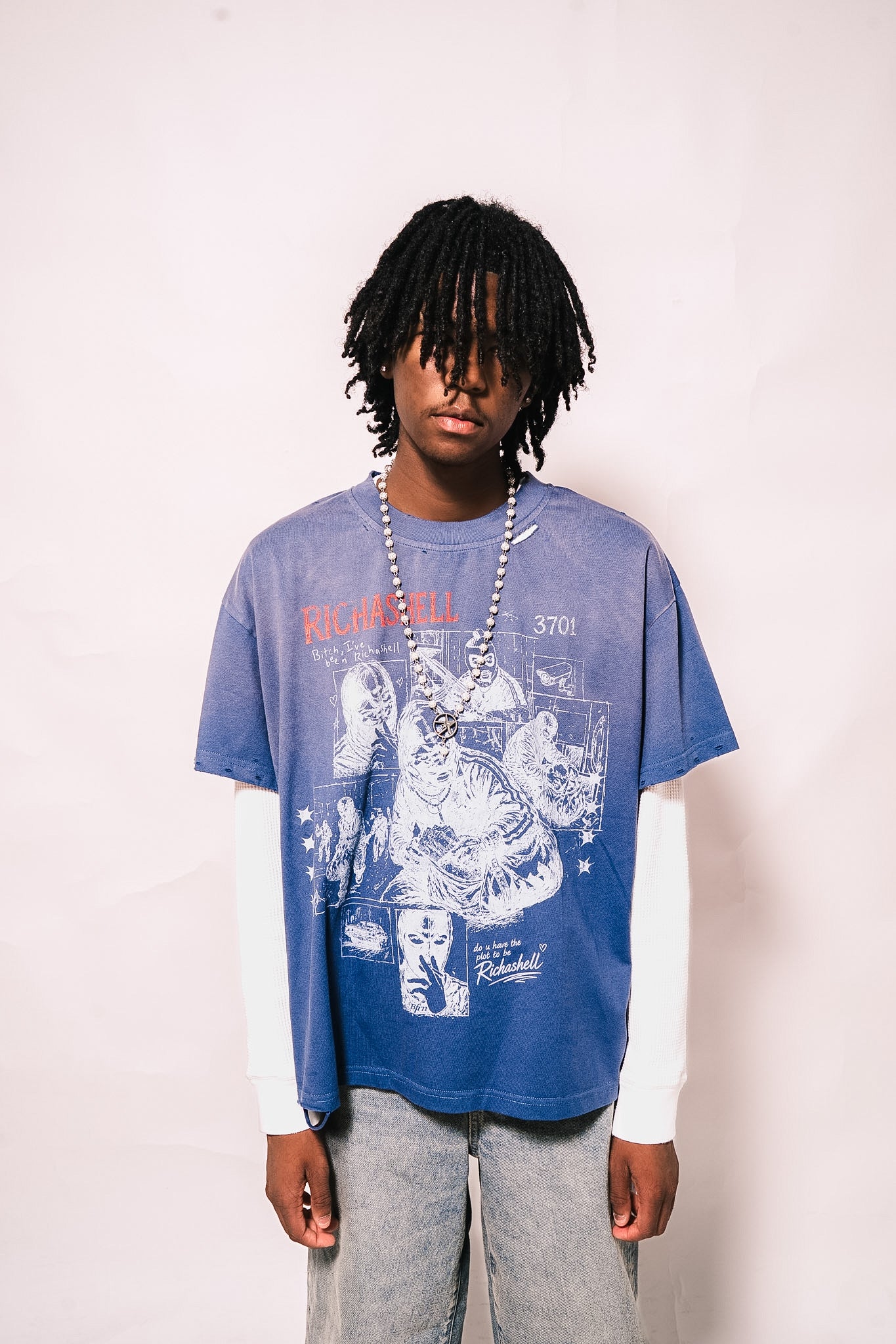 “Robbery Snapshot” Vintage Navy Blue Tee